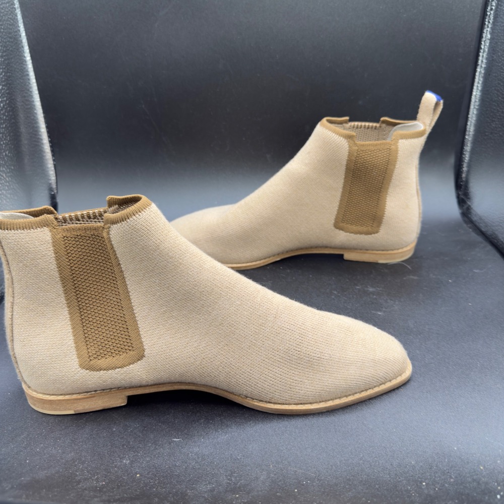 Rothy's The Merino Wool Chelsea Ankle Boot Women's 9 Chestnut Brown - Picture 5 of 7